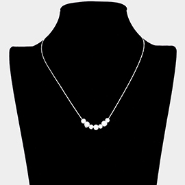 Pearl Beaded Pendant Necklace