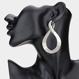 Abstract Metal Twisted Earrings