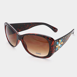 Crystal Embellished Sunglasses