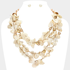 Seashell Layered Necklace