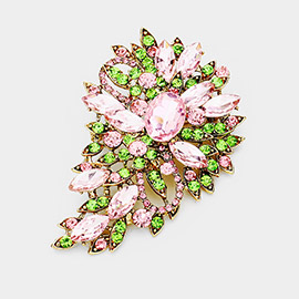 Crystal Bouquet Pin Brooch / Pendant