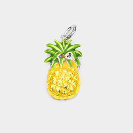 Enamel Metal Pineapple Pendant